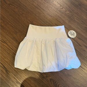 White Bubble Skirt